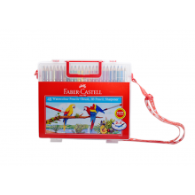 Faber-Castell 48 Watercolour Pencils + Brush + 2B Pencil, Sharpener